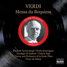 Cover image for Verdi: Messa Da Requiem (schwarzkopf, Di Stefano, De Sabata) (1954)
