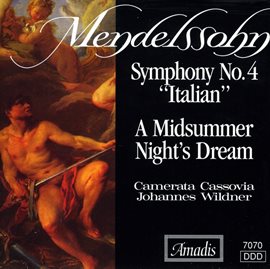 Cover image for Mendelssohn: Symphony No. 4, "Italian" / A Midsummer Night's Dream (excerpts)