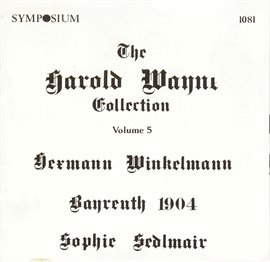 Cover image for The Harold Wayne Collection, Vol. 5 (1903-1905)