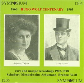 Cover image for Hugo Wolf Centenary (1902-1948)