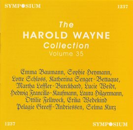 Cover image for The Harold Wayne Collection, Vol. 35 (1900-1904)