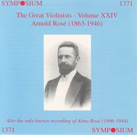 Cover image for The Great Violinists, Vol. 24 (1902-1929)