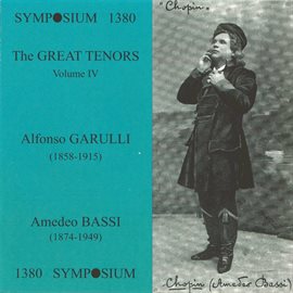 Cover image for The Great Tenors Vol. 4 (1903-1911)