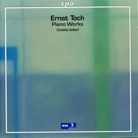Cover image for Toch: Piano Works