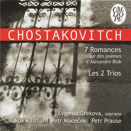 Cover image for Shostakovich: 7 Romances - 2 Piano Trios