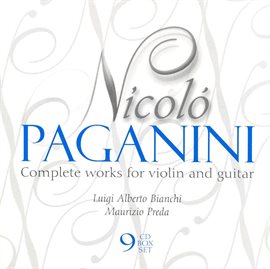 Cover image for Paganini: Works For Violin And Guitar (complete)