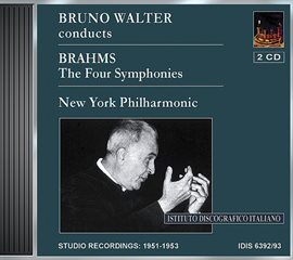 Cover image for Brahms: Symphonies Nos. 1-4 (walter, New York Philharmonic) (1951-53)