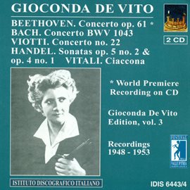 Cover image for Beethoven, L. Van: Violin Concerto, Op. 61 / Viotti, G.b.: Violin Concerto No. 22 (gioconda De Vi...