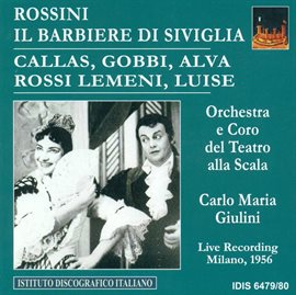 Cover image for Rossini, G.: Barber Of Seville (the) [opera] (1956)