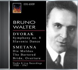 Cover image for Dvorak, A.: Symphony No. 8 / Slavonic Dance No. 1, Op. 46 / Smetana, B.: Moldau / Overture To The...