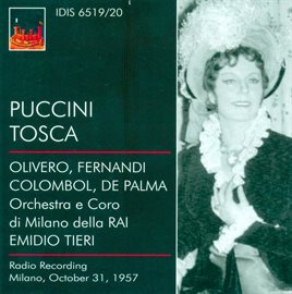 Cover image for Puccini, G.: Tosca [opera] (1957)