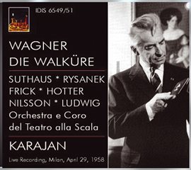 Cover image for Wagner, R.: Walküre (die) [opera] (karajan) (1958)