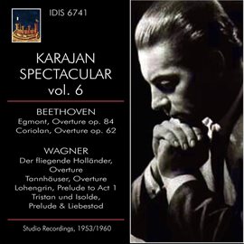 Cover image for Karajan Spectaclar Vol Vi Beethoven & Wagner Studio Recordings 1953 - 1960