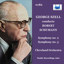 Cover image for George Szell Plays Robert Schumann (Studio recording)