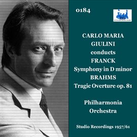 Cover image for Carlo Maria Giulini Conducts Franck & Brahms (Studio Recording)