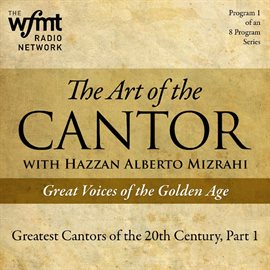Imagen de portada para The Art Of The Cantor Part 1