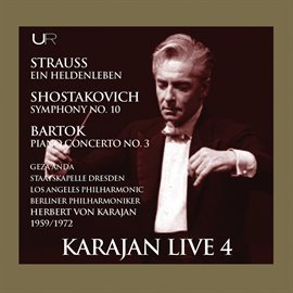 Cover image for Karajan Conducts Strauss, Bartok, Schostakovich