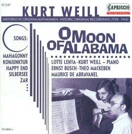 Cover image for Weill, K.: Songs (lenya, Weill) (1928-1944)