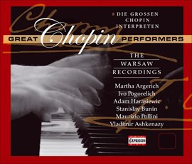 Cover image for The Great Chopin Performances
