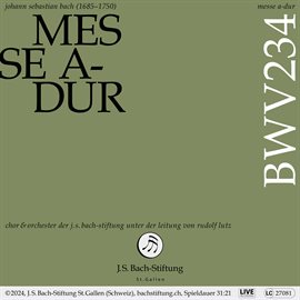 Cover image for J.s. Bach: Mass In A Major, Bwv 234 (live)