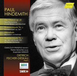 Cover image for Hindemith: Der Dämon, Hérodiade, And Kammermusik Nos. 1 & 2 (live)