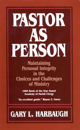 Cover image for Pastor as Person