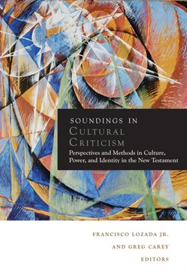 Cover image for Soundings in Cultural Criticism