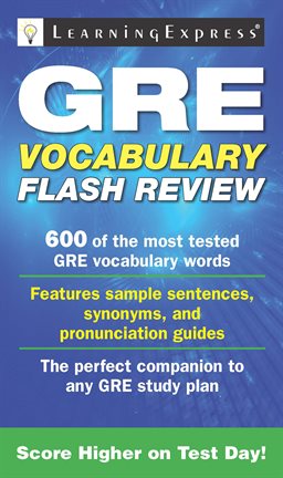 Cover image for GRE Vocabulary Flash Review