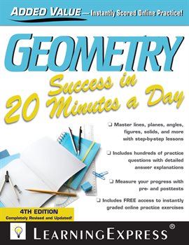 Cover image for Geometry Success in 20 Minutes a Day