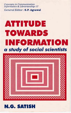 Imagen de portada para Attitude towards Information: A Study of Social Scientists