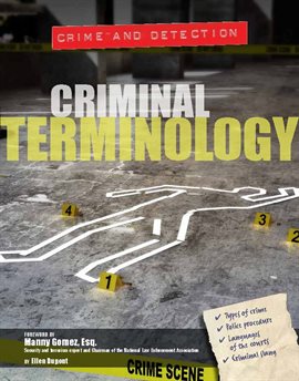 Cover image for Criminal Terminology
