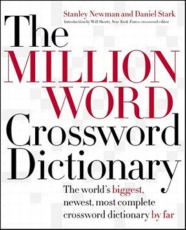 Cover image for The Million Word Crossword Dictionary