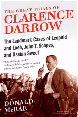 Cover image for The Great Trials of Clarence Darrow