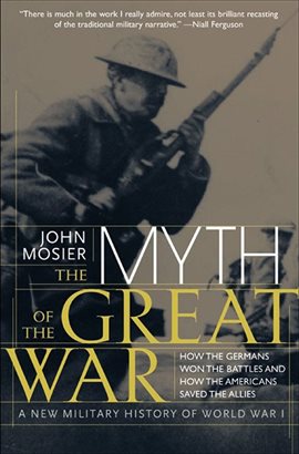 Cover image for The Myth of the Great War