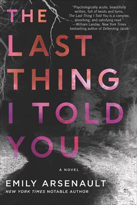 Imagen de portada para The Last Thing I Told You
