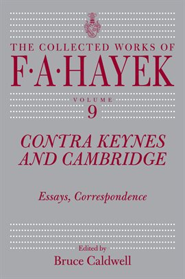 Imagen de portada para Contra Keynes and Cambridge