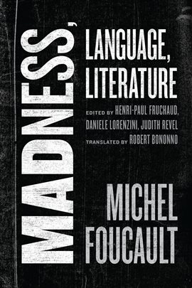 Cover image for Madness, Language, Literature