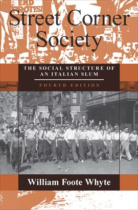 Cover image for Street Corner Society