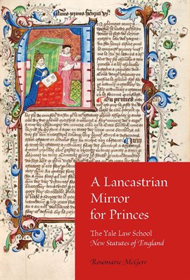 Cover image for A Lancastrian Mirror for Princes