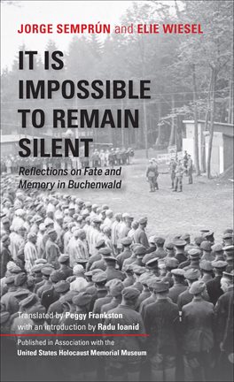 Cover image for It Is Impossible to Remain Silent