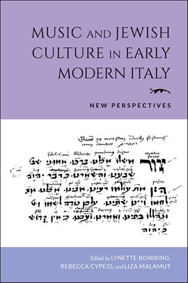 Cover image for Music and Jewish Culture in Early Modern Italy