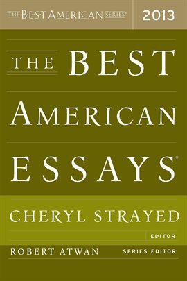 Cover image for The Best American Essays 2013