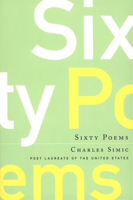 Cover image for Sixty Poems