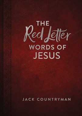 Cover image for The Red Letter Words of Jesus