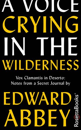 Cover image for A Voice Crying in the Wilderness
