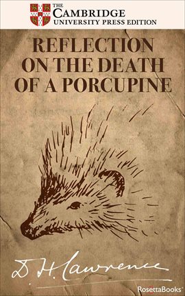 Cover image for Reflection on the Death of a Porcupine