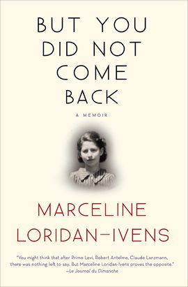 Imagen de portada para But You Did Not Come Back