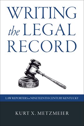 Imagen de portada para Writing the Legal Record