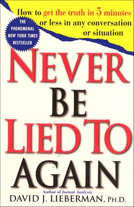 Imagen de portada para Never Be Lied to Again