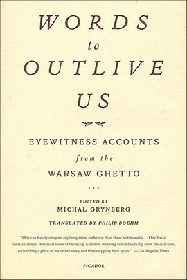 Cover image for Words to Outlive Us